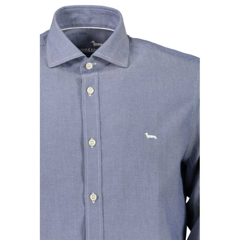 HARMONT & BLAINE CAMICIA MANICHE LUNGHE UOMO BLU