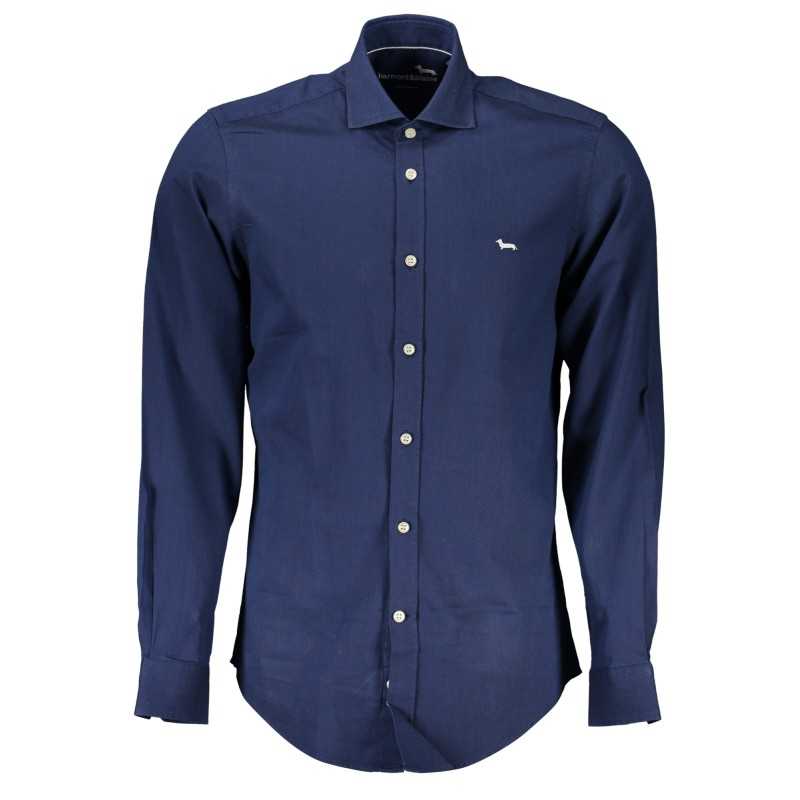 HARMONT & BLAINE CAMICIA MANICHE LUNGHE UOMO BLU