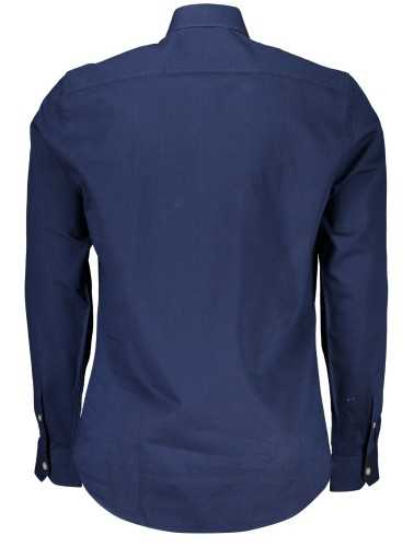 HARMONT & BLAINE MEN'S LONG SLEEVE SHIRT BLUE