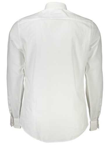 HARMONT & BLAINE MEN'S WHITE LONG SLEEVE SHIRT