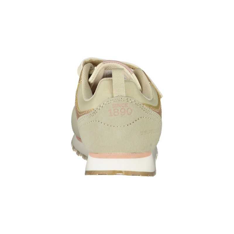 US POLO BEST PRICE BEIGE CHILDREN'S SPORTS SHOES