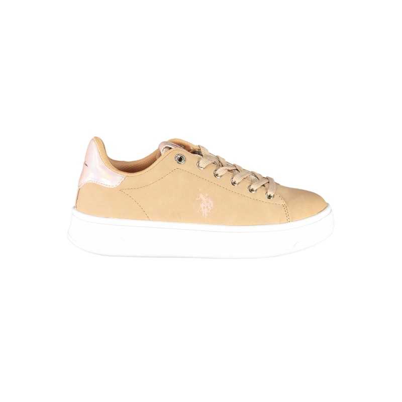 US POLO BEST PRICE BEIGE WOMEN'S SPORTS SHOES