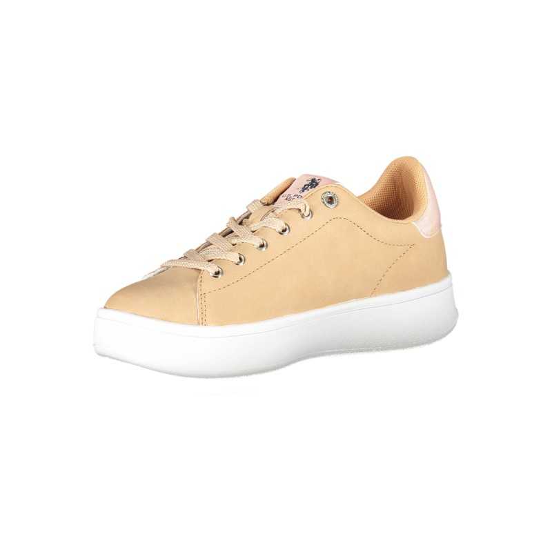 US POLO BEST PRICE BEIGE WOMEN'S SPORTS SHOES