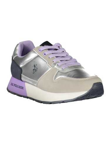 US POLO BEST PRICE SILVER WOMEN'S SPORTS SHOES