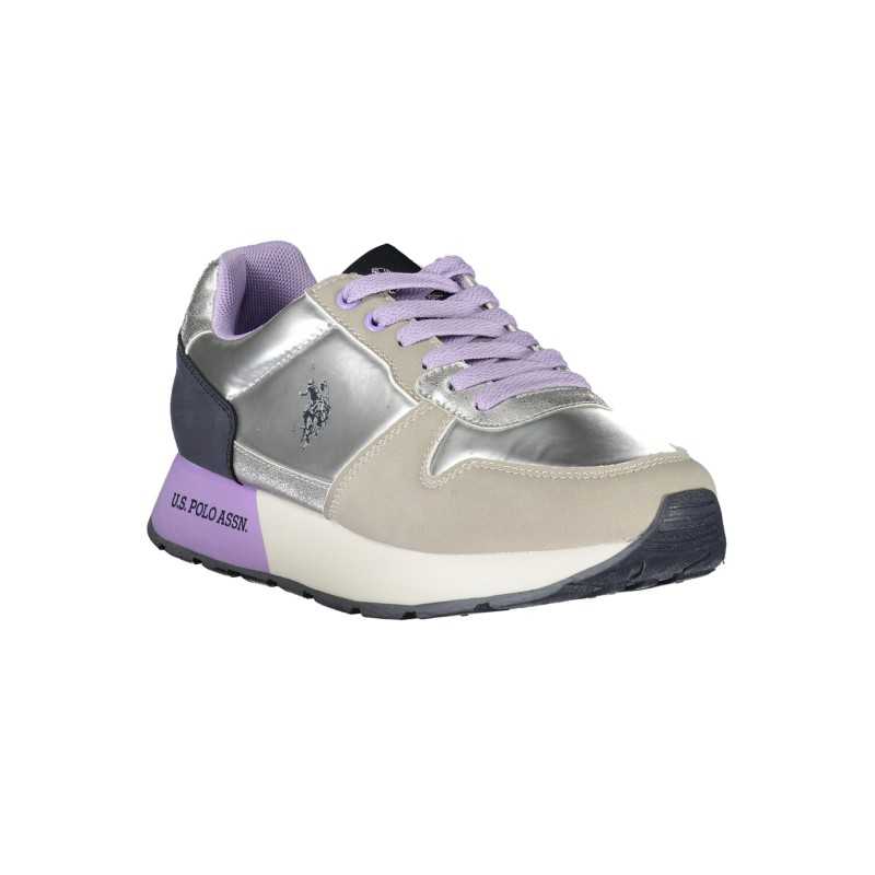 US POLO BEST PRICE SILVER WOMEN'S SPORTS SHOES