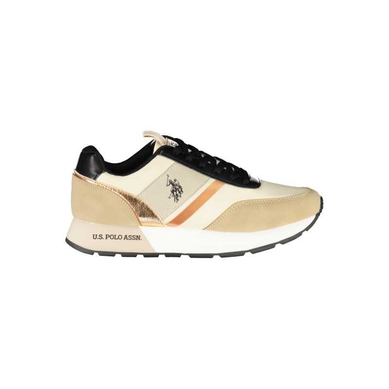 US POLO BEST PRICE BEIGE WOMEN'S SPORTS SHOES