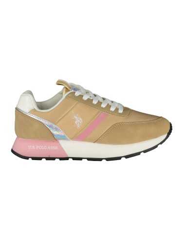 US POLO BEST PRICE BEIGE WOMEN'S SPORTS SHOES