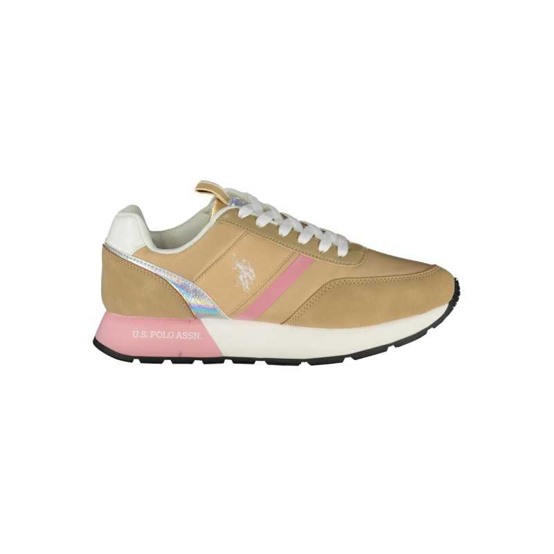 US POLO BEST PRICE BEIGE WOMEN'S SPORTS SHOES