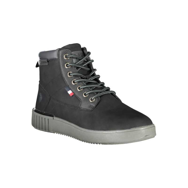 US POLO BEST PRICE BLACK MEN'S BOOT FOOTWEAR