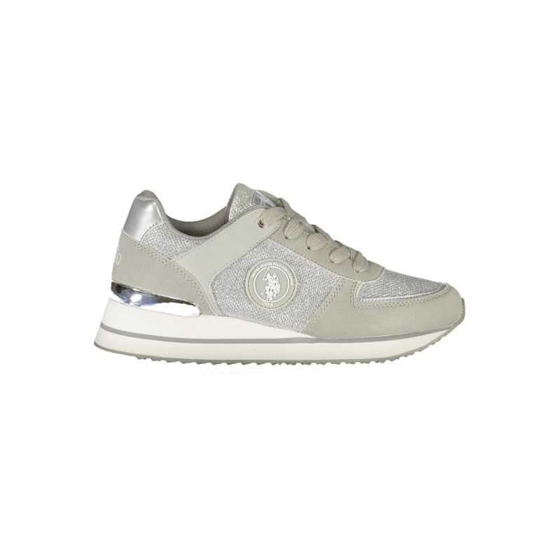 US POLO BEST PRICE SILVER WOMEN'S SPORTS SHOES