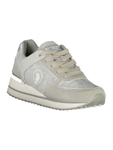 US POLO BEST PRICE SILVER WOMEN'S SPORTS SHOES