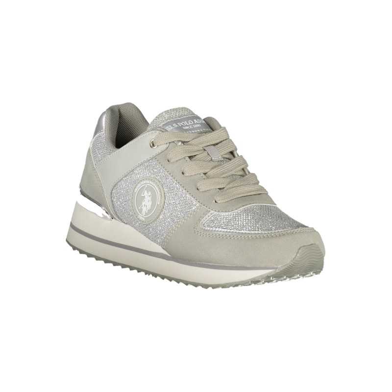 US POLO BEST PRICE SILVER WOMEN'S SPORTS SHOES