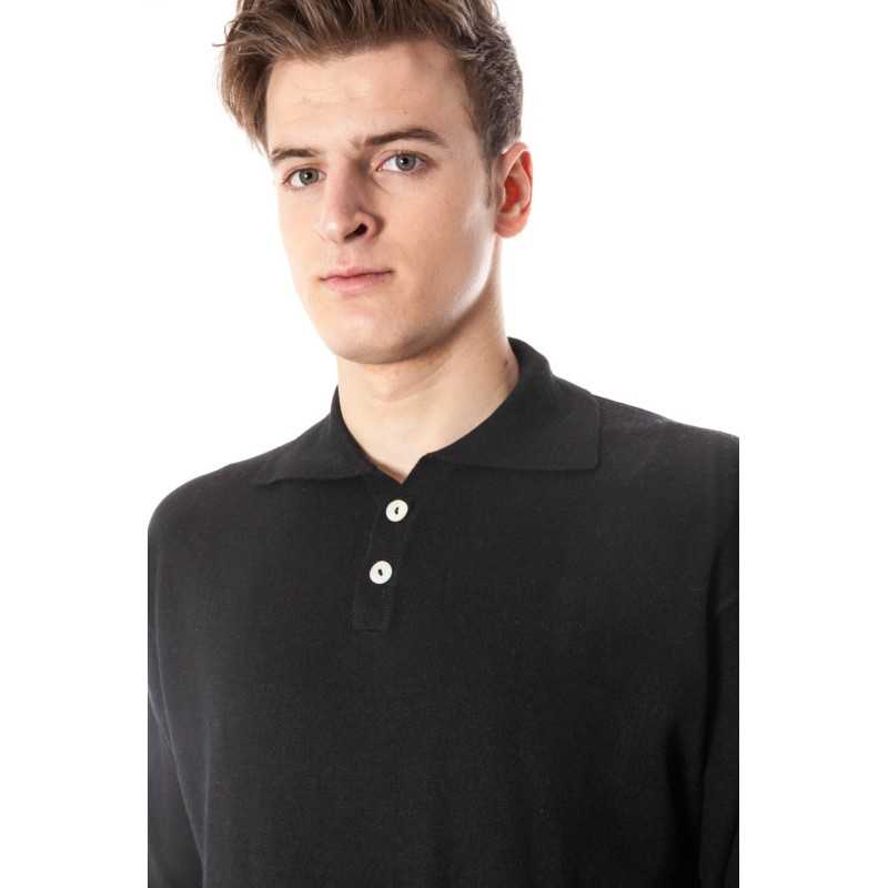 YUKO MEN'S BLACK SWEATER