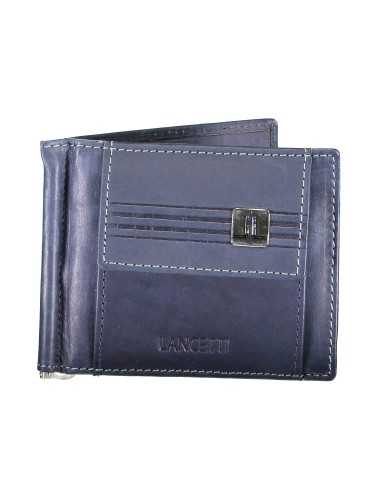 LANCETTI MEN'S WALLET BLUE