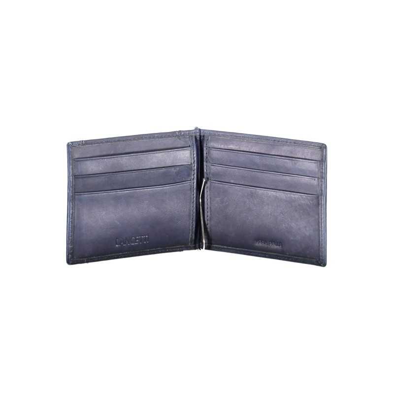 LANCETTI MEN'S WALLET BLUE