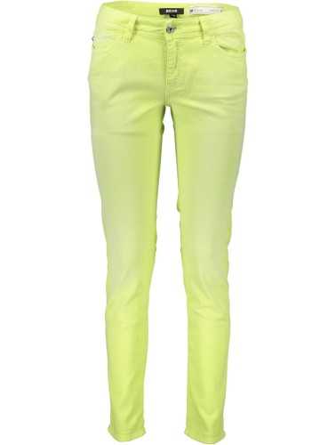 JUST CAVALLI YELLOW WOMEN'S TROUSERS