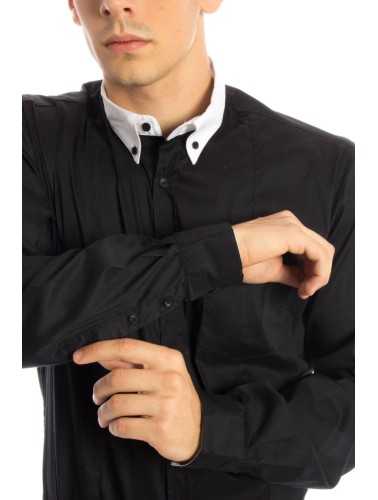 PAPETE MEN'S BLACK LONG SLEEVE SHIRT