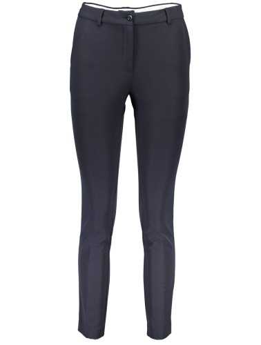 GANT BLACK WOMEN'S TROUSERS