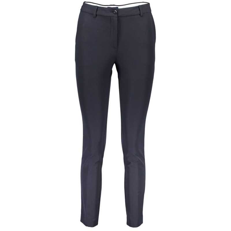 GANT BLACK WOMEN'S TROUSERS