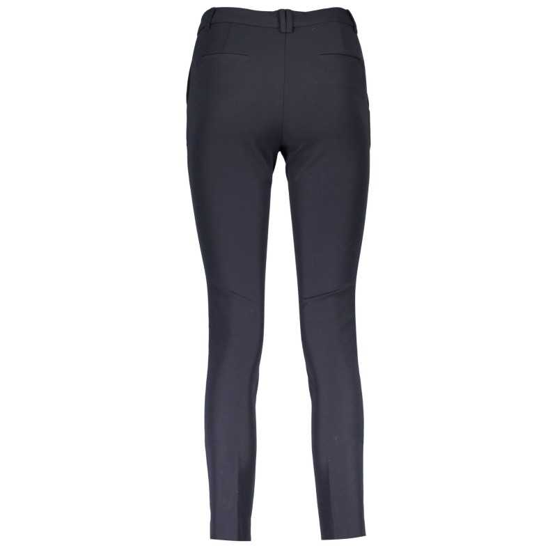 GANT BLACK WOMEN'S TROUSERS