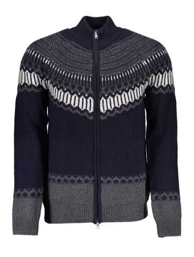 GANT CARDIGAN MEN BLUE