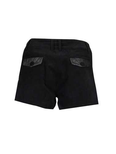 WASHING. BLACK WOMEN'S SHORT PANTS