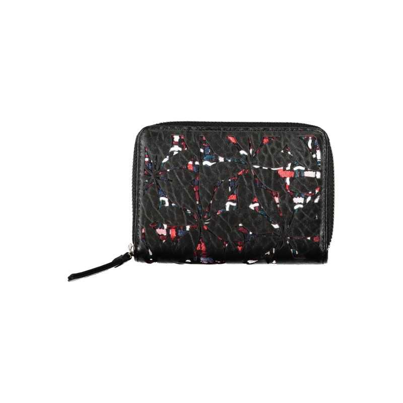 DESIGUAL BLACK WOMEN'S WALLET