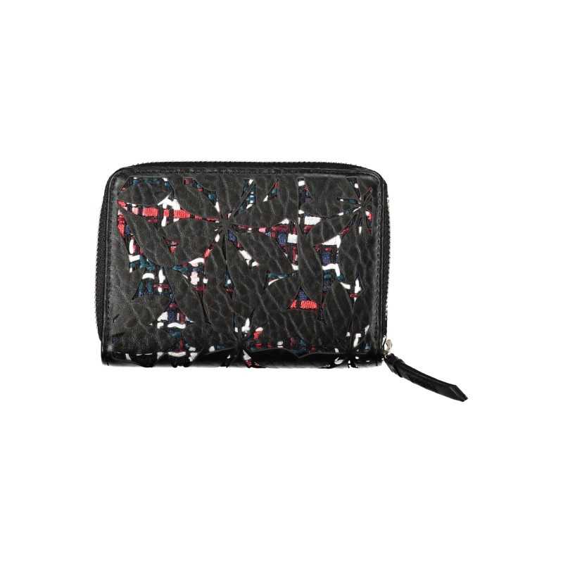 DESIGUAL BLACK WOMEN'S WALLET