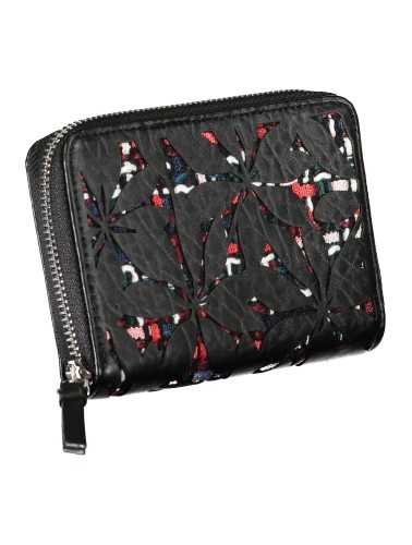 DESIGUAL BLACK WOMEN'S WALLET