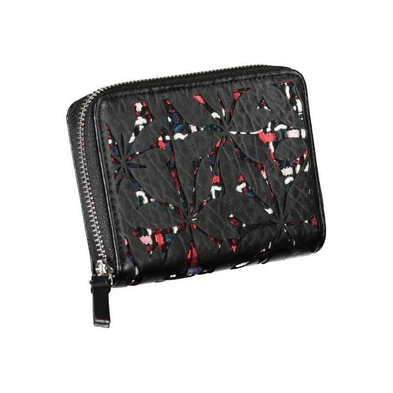 DESIGUAL BLACK WOMEN'S WALLET