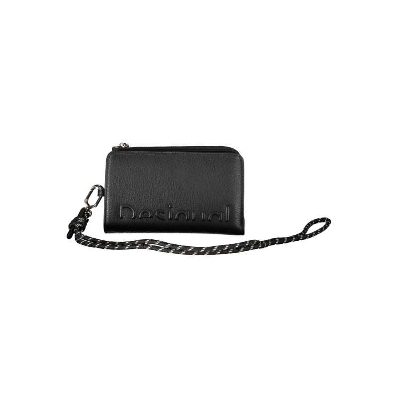 DESIGUAL BLACK WOMEN'S WALLET