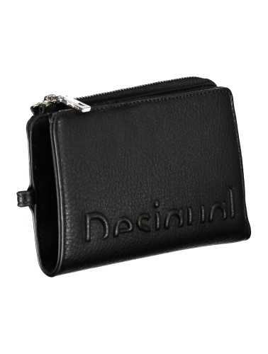 DESIGUAL BLACK WOMEN'S WALLET