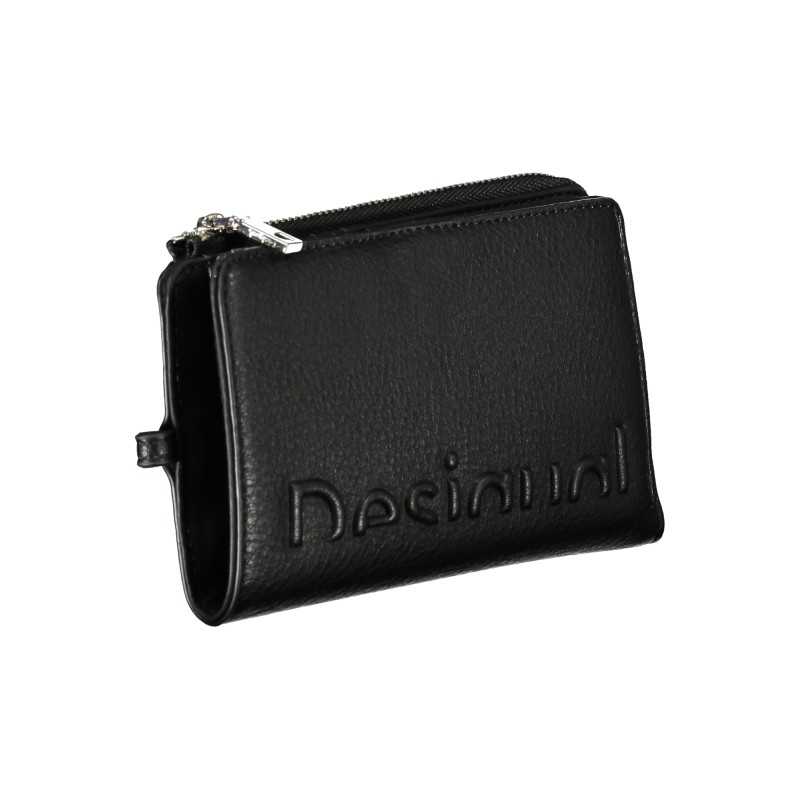 DESIGUAL BLACK WOMEN'S WALLET