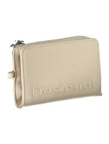 DESIGUAL PORTAFOGLIO DONNA BEIGE