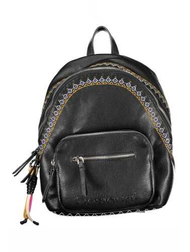 DESIGUAL BLACK WOMEN'S BACKPACK