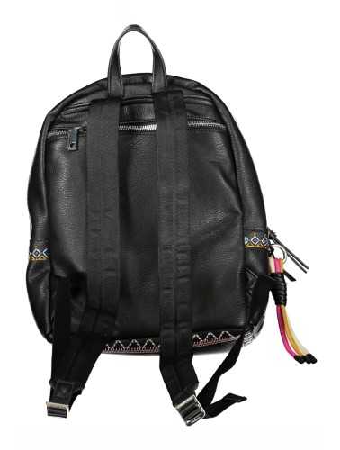 DESIGUAL BLACK WOMEN'S BACKPACK