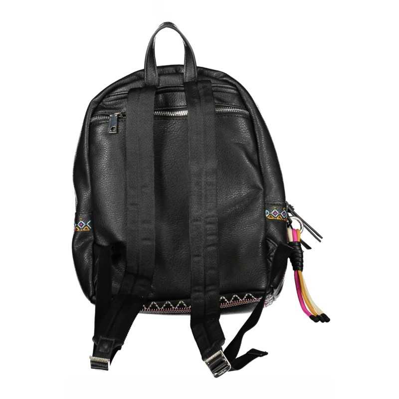 DESIGUAL BLACK WOMEN'S BACKPACK