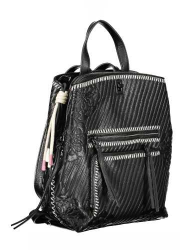 DESIGUAL BLACK WOMEN'S BACKPACK