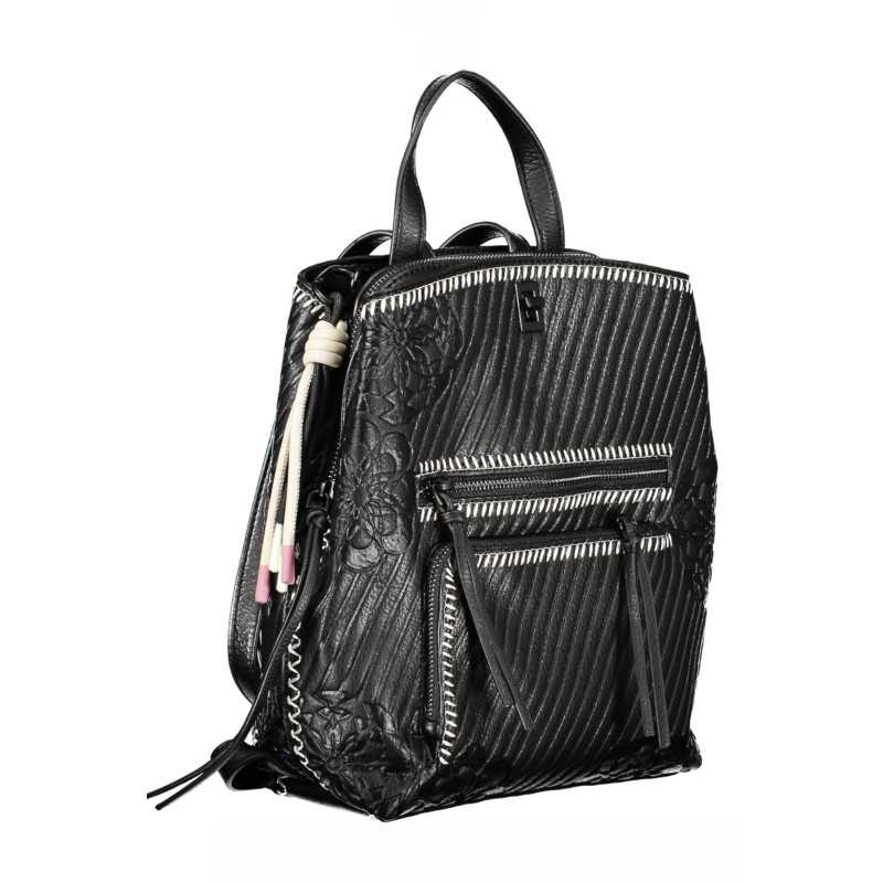 DESIGUAL BLACK WOMEN'S BACKPACK