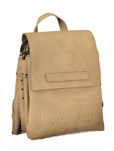 DESIGUAL BEIGE WOMEN'S BACKPACK