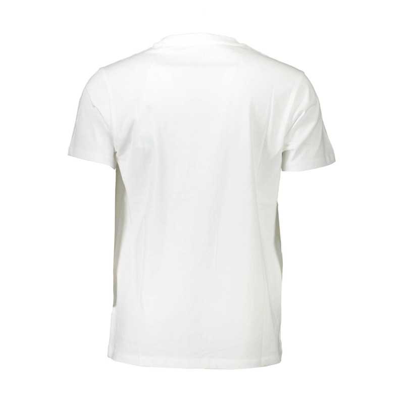 GUESS JEANS T-SHIRT MANICHE CORTE UOMO BIANCO