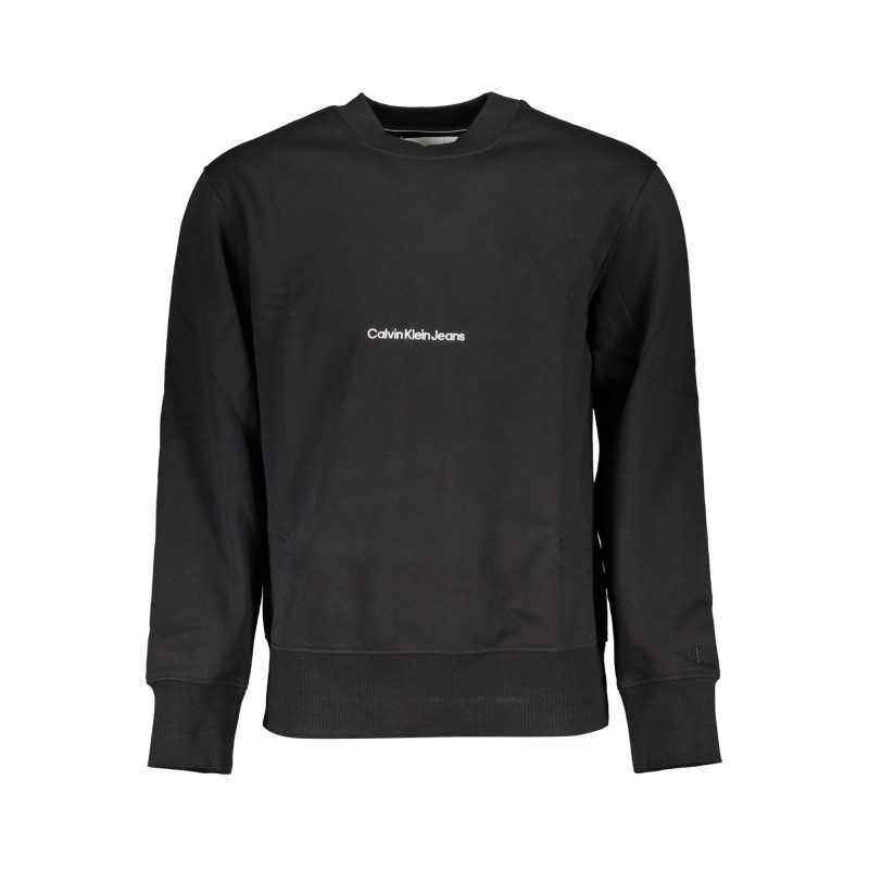 CALVIN KLEIN MEN'S BLACK ZIPLESS SWEATSHIRT