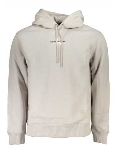 CALVIN KLEIN MEN'S GRAY ZIPLESS SWEATSHIRT