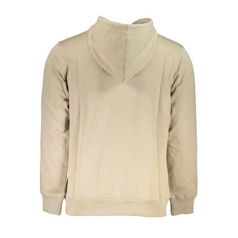 CALVIN KLEIN MEN'S BEIGE ZIPLESS SWEATSHIRT