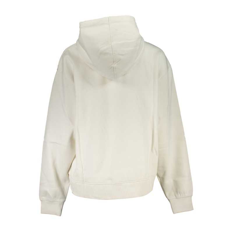 CALVIN KLEIN WOMEN'S ZIPLESS SWEATSHIRT WHITE