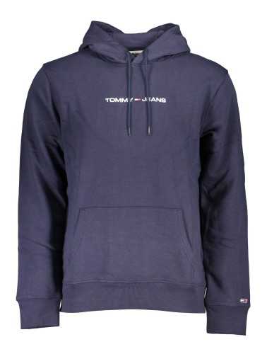 TOMMY HILFIGER MEN'S BLUE ZIPLESS SWEATSHIRT