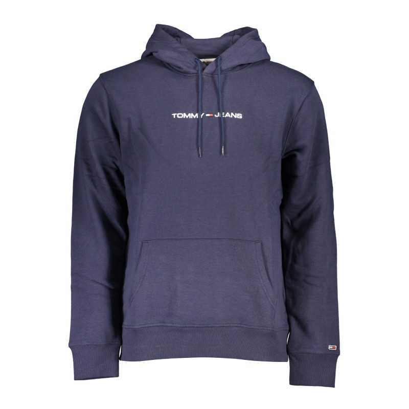 TOMMY HILFIGER MEN'S BLUE ZIPLESS SWEATSHIRT