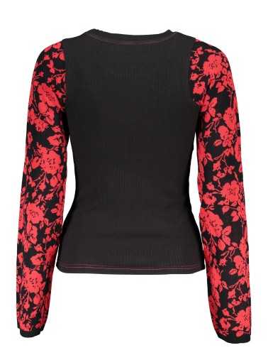 DESIGUAL BLACK WOMEN'S SWEATER