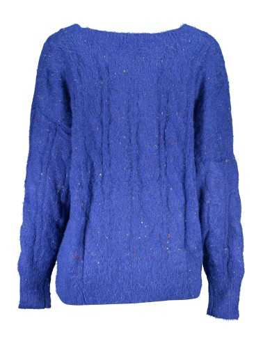 DESIGUAL BLUE WOMEN'S SWEATER