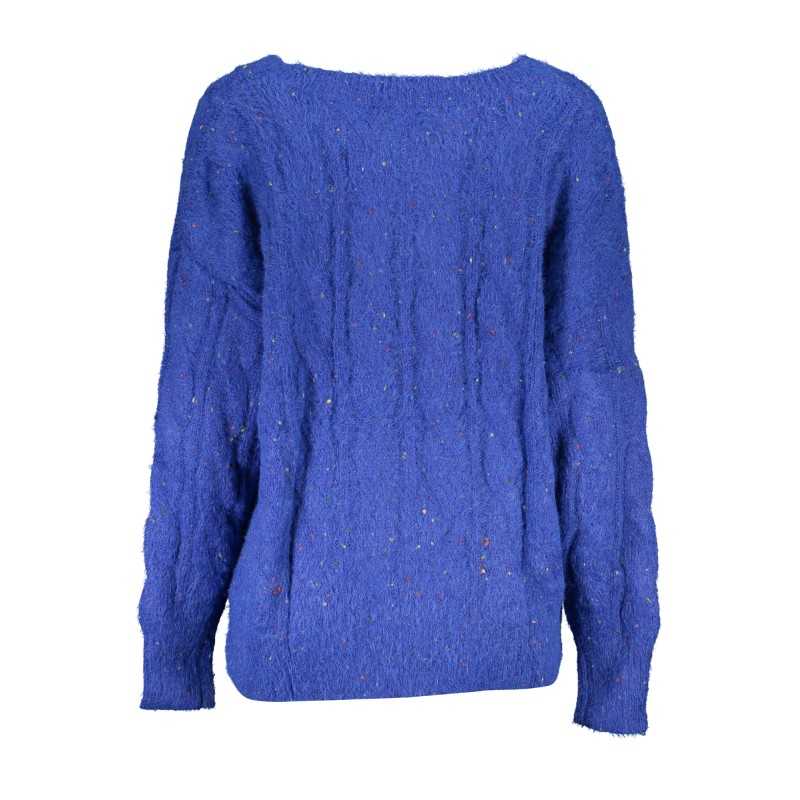 DESIGUAL BLUE WOMEN'S SWEATER